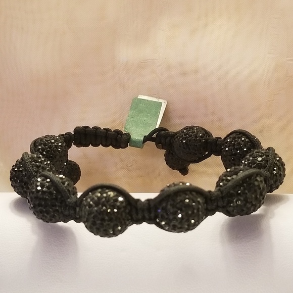 5 for $25 Bundle ~ Black Knotted Beaded Bracelet - Picture 3 of 3